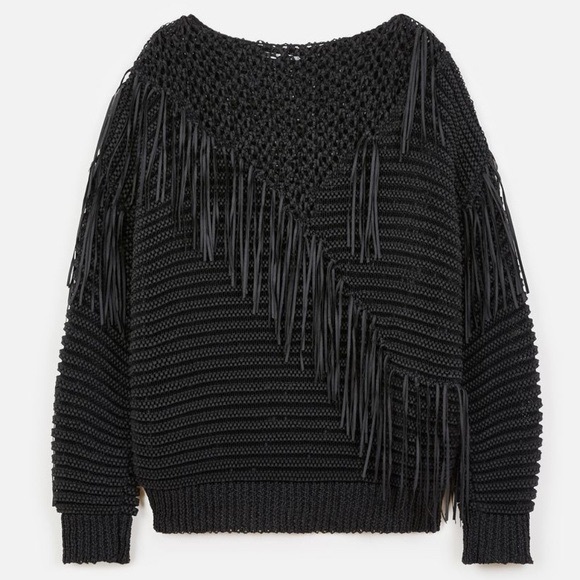 Stella McCartney crochet fringe sweater